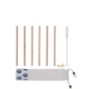 Set de 6 Pailles en Bambou