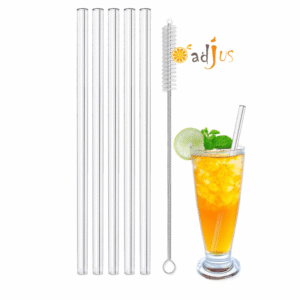 Set de 4 Pailles en Verre