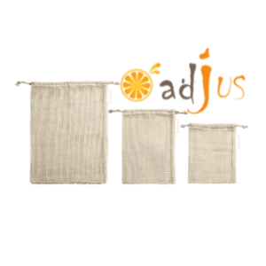 Set 3 Filets en coton Bio pour fruits & légumes